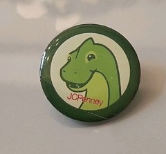 Vintage Pin Brooch Excellent Condition JCPenny Green Dinosaur Pin Q95