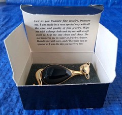 Vintage 1980s LADY REMINGTON Cat Brooch in Original Box