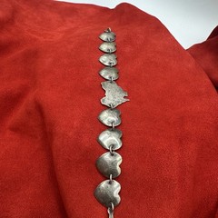 Antique WWII Sweetheart Sterling Silver Bracelet. Tested. 13.4 G.See pics.
