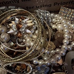 Vintage to Now Jewelry Lot, All Wearable Untested. No Junk. Box D3