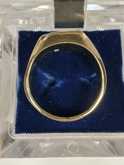 18KT H.G.E Vintage Gold Plated Costume Ring with Case