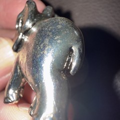 Elephant Brooch, Pin, or Pendant-Silver Toned-1.75” W x 1.5” H. 66