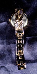 1940’s Winnie Japanese Movement Gold Rhine Stones Women Vintage Wrist Watch