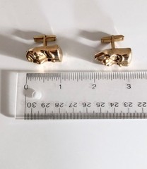 Lot of Vintage Tie Bar Clips Anson Swank Cufflinks Theatre Drama Comedy Tragedy