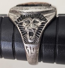 1938 10K SOLID GOLD & STERLING SILVER SCHOOL CLASS RING SIZE 7.5
