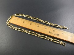 GOLD TONE NECKLACE 16.5″ (D10)