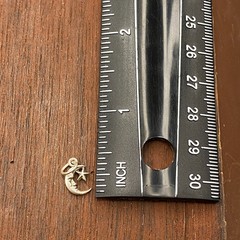 Vintage Sunwest 925 Sterling Silver Moon & Star Celestial Tiny Pendant Charm