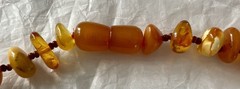 Baltic Amber Necklace Rare Egg Yolk Honey Cognac Yellow Butterscotch VTG 62.4g