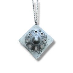Vintage 1960’s Rolf Buodd Signed Pewter Pendant Brutalist Viking Nordic Norway
