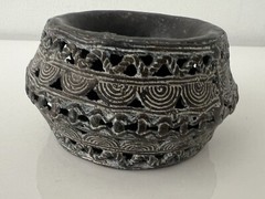 Antique Bronze African Currency Slave Bangle Bracelet
