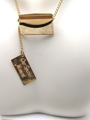Paradise Signed Our Special Moment Secret Gold Toned Necklace Jewelry Gift Lot