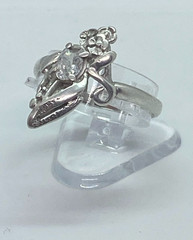 Vintage rings made of 925 silver, Size 8 . Weight 2.46 g. Jewelry from Ukraine