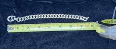 Mid Century Napier Sterling Men’s Chunky Link Bracelet