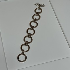 Vintage Victoria’s Secret Bracelet Y2K Angel Wings Rose Gold Tone