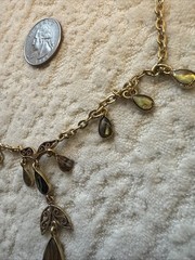 Vintage COOKIE LEE Pretty Dangly Girly Charm Necklace