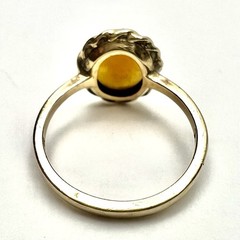 Antique Victorian 10k Yellow Gold Carved Shell Cameo Size 5.75 Ring 2.46g