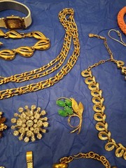 Vintage Jewelry. Monet, Napier, Coro, Givenchy, Joan Rivers, Ora, Bulova, Etc
