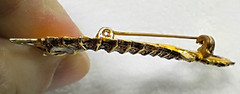 Vintage Seahorse Figural Brooch Pin Nautical Coastal Enamel Made Spain Beach