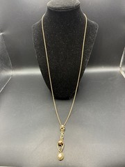 Vintage 12k Gold Filled Watch Chain FOB, ChatelaineSlide,Swivel Dog Clip, ~READ~