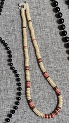 Vtg 1970s 1980s Beaded Necklace 12pc LOT Lucite Plastic Metal HONG KONG Crafts