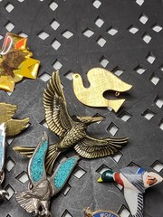 Lot Of Bird Themed Pins Bird Pin Lot MDTAR