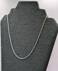 Speidel Vintage Sterling Silver 1.5 mm Cable Link Chain 925 Necklace – 17.75″