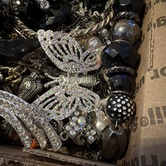 Vintage to Now Jewelry Lot, ALL WEARABLE Untested. No Broken. Box A5