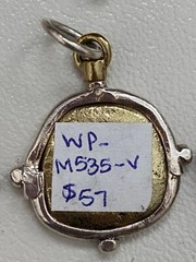 Vintage Waxing Poetic Sterling Silver Charms Initial Seal Insignia Letters