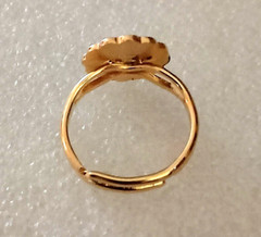 Vintage Virgo The 8/23-9/22 Zodiac Ring Adj. Sz 5-6.5 1980’s New NOS