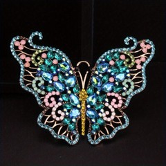 Retro Fashion Creative Cut-out Three-dimensional Butterfly Corsage Accessories