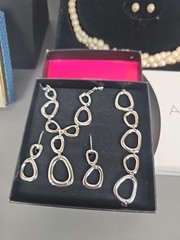 Vintage Avon Jewelry Lot 10 Boxes Wearable Preowned Aprox 25 Good Pieces