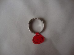 VINTAGE 1970-80s “LOVE” WEAVED RING STERLING SILVER STAMPED 925 SZ 7