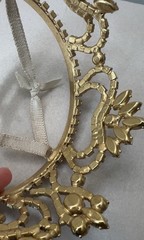 Vintage Pink & Clear Rhinestone PAGEANT CROWN – 5” Inside Diameter, 3 1/8” High