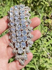 Early 1900s Antique Eisenberg Original Signed Large Fur Pin Brooch