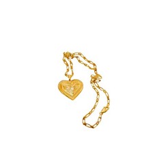 Heart Photo 30 x 25 mm Locket pendant 20 in Chain 1/20 -14K yellow Gold Filled