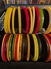 44 Vintage Spacer Bakelite Bracelets! Lucite, Marblette, Plastic, Etc!