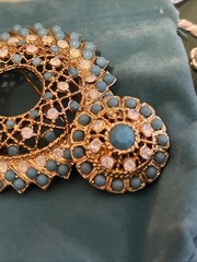 Vintage Sarah Coventry “Aquarius” (1970) Brooch & Earrings Set See Description