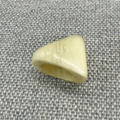 Vintage Ring Chunky Asymmetrical Cream Size 5.5 MCM Retro Mod