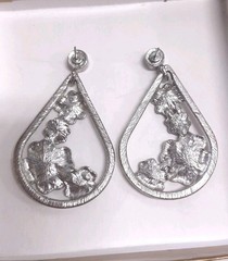 Beautiful Silver Tone Earrings