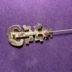 Signed MMA Tolima Figure Pre Columbian Brooch Pin