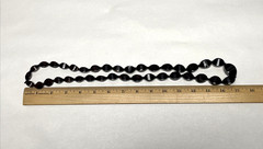 Vintage Natural Baltic Amber Necklace Rich Cognac Freeform Beads 30″ 75.73g