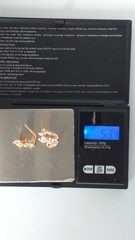 Vintage 1990s 14 Ct Rolled Gold Zircons Cat Earrings-Hallmarked 585 RG!!!