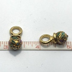 Vintage Interchangable Cloisonne Charms for Hoop Earrings *style choice
