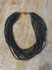 Vintage Stunning Carol Lee Beaded -16 Strand Choker 17” Carolee