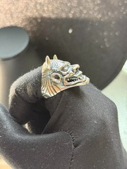 Ring Devil Silver 925 Jewelry Men’s Gothic Mask Sterling Satyr Custom Made Rare