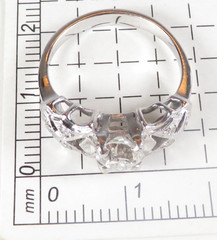 Antique Art Deco 1920’s Diamond Engagement Ring Size 5.5 UK-K1/2 18KW EGL USA