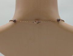 925 Station Peacock Pearl Necklace 24in Sterling Silver 12gtw Artisan Enamel