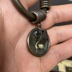 Vtg Premier Etage PARIS Mid Century Modern Copper Arts & Crafts Clip on Earring