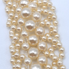 Faux Pearl Collar RBG Style Professional Old Style Elegance Necklace 18 Inch