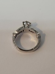 18 KW 93PTS Ctr I1/J 28PTS Side SI2/H Diamonds Ring Size 6.75 (C41)
